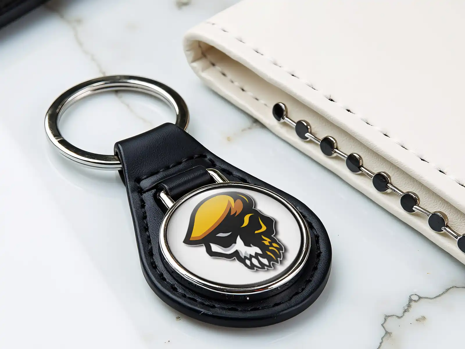 Motorcycle Keychain Sturdy Minimal Modern Edition
